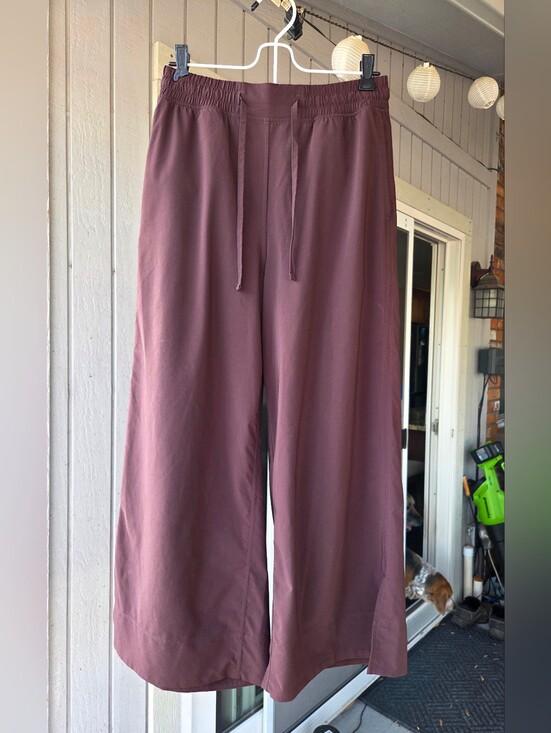 CRZ YOGA Pants - CRZ YOGA Brown High Waisted Wide Leg Active Yoga Pants Women's Size Medium